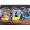 Image 1 : 6 Halloween Themed Snow Globes