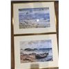 Image 1 : 2 Seaside Prints in Matching Frames (18" x 26" frames)