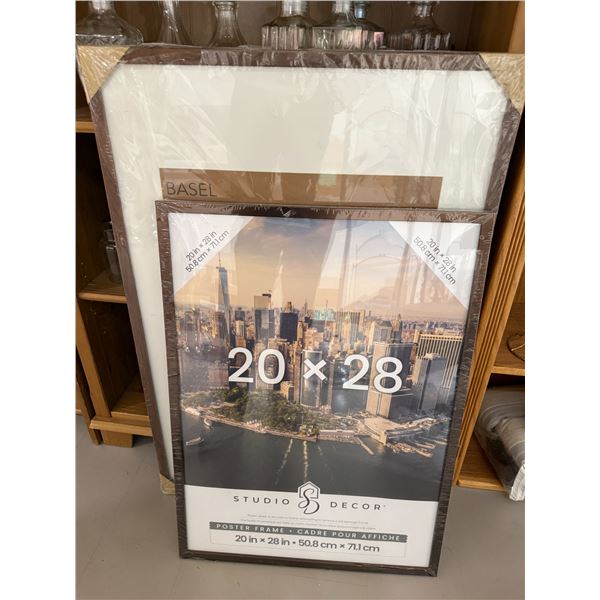 2 New  Large Picture Frames (20" x 28" and 24" x 37"