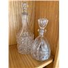 Image 1 : 2 Vintage Crystal Decanters