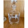 Image 1 : Heavy Crystal Barrell Decanter (10" tall x 6" diameter)