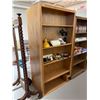 Image 1 : Wood Bookcase/Display Shelf * Adjustable Shelves (12" x 42" x 80" tall) Contents not included