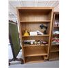 Image 2 : Wood Bookcase/Display Shelf * Adjustable Shelves (12" x 42" x 80" tall) Contents not included