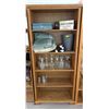Image 1 : Wood Bookcase/Display Shelf  * Adjustable Shelves(12" x 32" x 76" tall) Contents not included