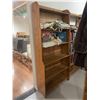 Image 1 : Wood Bookcase/Display Shelf (13" x 36" x 77" tall) Contents not included