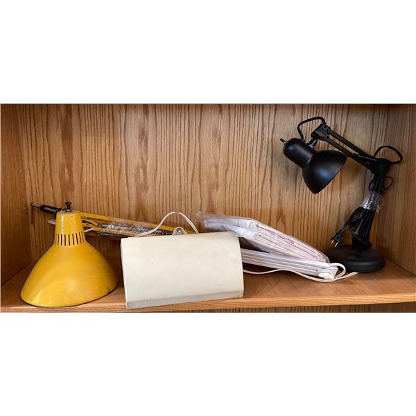 3 Vintage Task Lamps