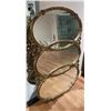 Image 1 : Large Gold Framed Horizontal Mirror (42" x 62")