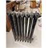 Image 1 : Vintage Cast Iron Radiator Painted Black