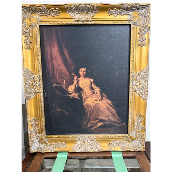 3 Matching Vintage Picture Frames * (Tintore "Still Life with Mushrooms & Portrait are reproductions