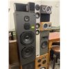 Image 2 : Tower of 10 Assorted Speakers Bolted Together