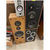 Image 4 : Tower of 11 Assorted Speakers Bolted Together