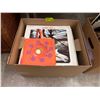 Image 1 : Box of Assorted Vintage LP Records and a Few 45 RPM