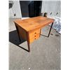 Image 3 : Mid Century Teak Desk - Approx: 41.25 x 23.5 & 28.75"T (see all photos)