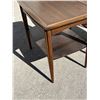 Image 5 : 2 Mid Century Walnut Side / End Tables - Approx: 28 x 18 & 22.5"T