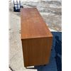 Image 5 : Mid Century 9 Drawer Lowboy Dresser - Approx: 58x18 & 31.25"T