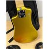 Image 10 : Hofner Shorty Electric Guitar with Bag & Accessories - see photos, not tested - about 34x8"