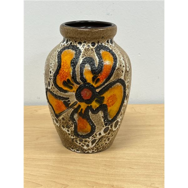 Mid Century West German Vase - Heavy Texture - Approx: 8.5"T & 6"W