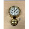 Image 1 : Vintage Wempe (Germany) Nautical Ship Bell Clock 6"W 9.75"T (see photos, not tested)
