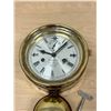 Image 2 : Vintage Wempe (Germany) Nautical Ship Bell Clock 6"W 9.75"T (see photos, not tested)