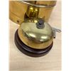 Image 3 : Vintage Wempe (Germany) Nautical Ship Bell Clock 6"W 9.75"T (see photos, not tested)