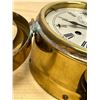 Image 9 : Vintage Wempe (Germany) Nautical Ship Bell Clock 6"W 9.75"T (see photos, not tested)