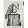 Image 1 : Signed John Paul Lavand Snowy Owl III With COA 437/500 approx: 20.25x17"