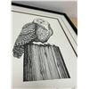 Image 3 : Signed John Paul Lavand Snowy Owl III With COA 437/500 approx: 20.25x17"
