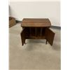 Image 6 : Mid Century LP Record Storage Cabinet / side table (approx: 28 x 18 & 22"T) see photos