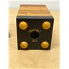 Image 6 : Canadian (Montreal) Touchwood Trinket Storage Box with Lid Approx: 3x3 & 6"T