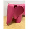 Image 2 : Large Modern (Eames Style??) Pink Elephant - Approx: 28 x 16 x 16"