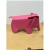 Image 5 : Large Modern (Eames Style??) Pink Elephant - Approx: 28 x 16 x 16"