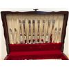 Image 2 : 100+ pcs Flatware in Wood Box Marked: 1847 Rogers Bros IS First Love (see all photos)