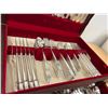 Image 3 : 100+ pcs Flatware in Wood Box Marked: 1847 Rogers Bros IS First Love (see all photos)