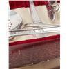 Image 5 : 100+ pcs Flatware in Wood Box Marked: 1847 Rogers Bros IS First Love (see all photos)