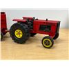 Image 2 : Vintage Large Metal Tonka Tractor & Trailer 21.5" together