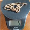 Image 2 : 10K Yellow gold 18" chain.  Nice and sturdy!  Marked ITALY 417 (which is 10K gold)