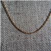 Image 3 : 10K Yellow gold 18" chain.  Nice and sturdy!  Marked ITALY 417 (which is 10K gold)