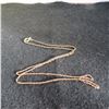 Image 5 : 10K Yellow gold 18" chain.  Nice and sturdy!  Marked ITALY 417 (which is 10K gold)