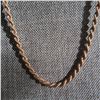 Image 9 : 10K Yellow gold 18" chain.  Nice and sturdy!  Marked ITALY 417 (which is 10K gold)