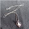 Image 1 : 925 pendant on 18" chain.  Chain is marked 925.  Pendant is marked 925 & 14K
