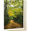 Image 3 : Small Original Hazel MacLeod (Winnipeg Beach) "Into the Woods" Frame approx: 12.25x10.25"