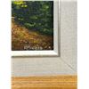 Image 4 : Small Original Hazel MacLeod (Winnipeg Beach) "Into the Woods" Frame approx: 12.25x10.25"