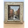 Image 1 : Original Antonio De Vity Venice Scene Small Frame approx: 13.5x15.5"