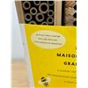 Image 3 : Bambeco Mason Bee Barn Super-Pollinating, non-stinging Bee Nursery Approx: 14.5"T 11.5"W
