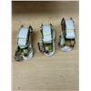 Image 2 : 24 Ratchet Tie Down Straps 1" with J Hook 1,500 lbs