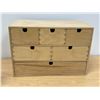 Image 1 : Nicely Built Wooden Storage / Organizer - Approx: 16.5 x 8 and 11.25"T