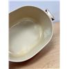 Image 3 : Lavec Cast Iron Enameled Oval Dutch Oven - about 10"W 4"T
