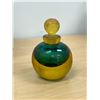 Image 1 : Vintage Art Glass Perfume Bottle with Stopper
