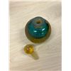 Image 2 : Vintage Art Glass Perfume Bottle with Stopper