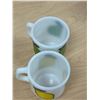 Image 5 : 2 Fire King Super Fruit Pattern Stacking Coffee Mugs